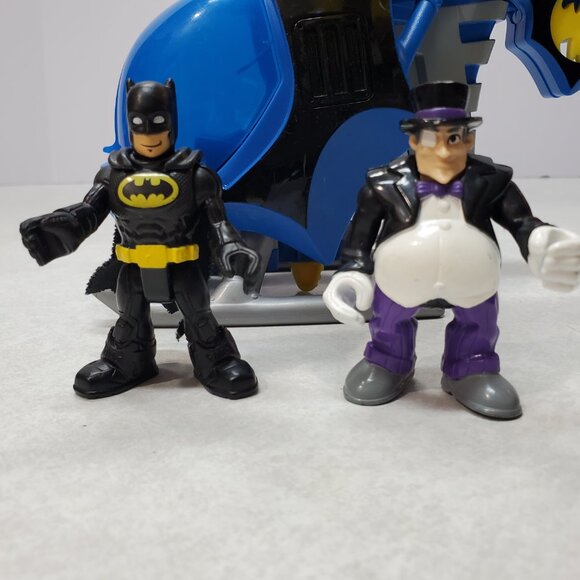 Imaginext Batman Helicopter Batcopter Batman DC Super Friends Penguin - Picture 9 of 10